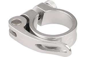 Azarxis Abrazadera de Poste de Asiento de Bicicleta Clip de Tubo de Asiento de Aleación de Aluminio Abrazadera de Liberación Rápida para Bicicleta Montaña MTB