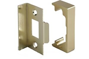 GEAKV Rebate Kit for French Doors - Brass Finish