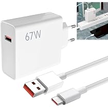 Chargeur Rapide 120W Pour Xiaomi/Redmi - Avec Câble USB-C 6A 1.5m, Compatible Xiaomi 14, 13, 12, Redmi Note, Série K