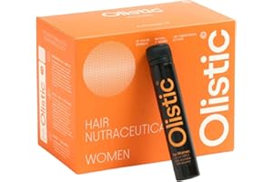 Olistic - WOMEN, Complemento Alimenticio Anticaída de Cabello, Ingredientes Naturales, con Vitaminas y Extractos Vegetales, Previene la Caída del Pelo, Vegano, Sin Gluten, Mujer - 28 Ampollas