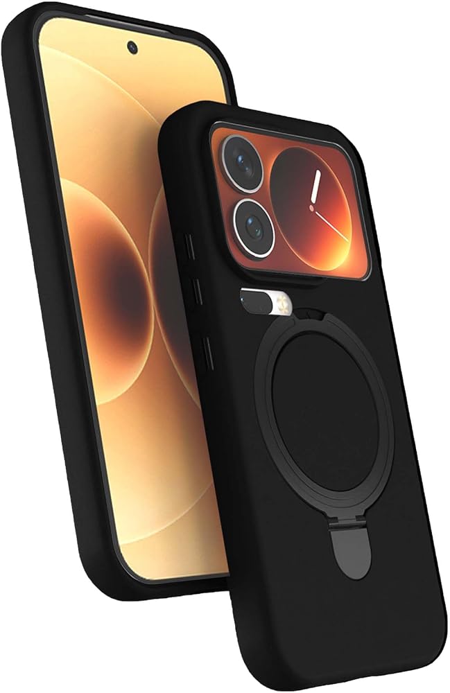 Coverzone Xiaomi Mi 17 Pro ile Uyumlu Z-Samara Standlı Kılıf Siyah | Z-Samara kılıf; MagSafe ile uyumlu, kablosuz şarj destekli, stand özellikli, ince, hafif ve darbe korumalı tasarım.