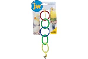 JW Pet Company Activitoy Olympia Ringe Kleines Vogelspielzeug, Farben variieren