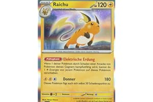MZTCG - Raichu PAF 019 - Paldeas Schicksale - Sammelkarte - Deutsch - Holografisch - mit MZTCG Versandschutz