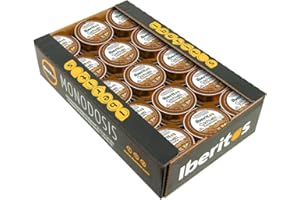 Iberitos - Cachuela Extremeña en Monodosis - Delicia Tradicional para Untar - Sin Gluten - Bandeja con 45 Unidades - Práctico Formato Individual de 23 g