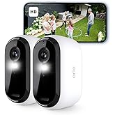 Arlo Essential 2 HD Battery Surveillance Camera Outdoor WiFi, Wireless, 1080p Video, Colour Night Vision, Light, Motion Senso