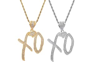 SUYOIKHGMN 2026 nytt XO bokstavshänge halsband, manligt och kvinnligt XO hänge halsband, fashionabla tillbehör, kreativa presenter