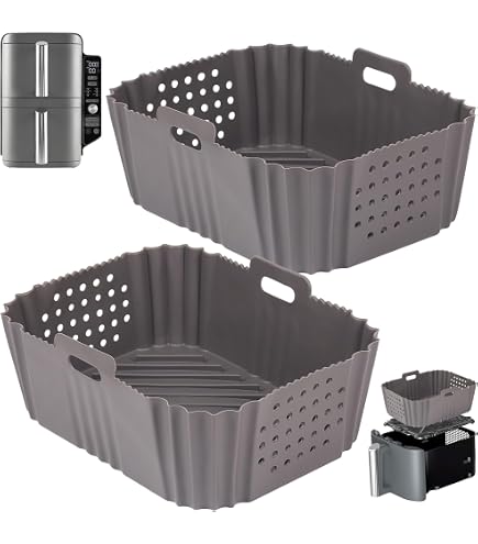 Accessori per friggitrice ad aria calda | 2 pezzi paraspruzzi per Ninja SL400EU | friggitrice ad aria calda | Accessori Air Fryer | Riutilizzabile | Protezione per spirale riscaldante e ventilatore