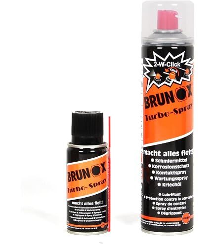 12x Brunox Turbo Spray – Mehrzweckschmiermittel, 400 Ml Dose, Für Reinigung & Korrosionsschutz