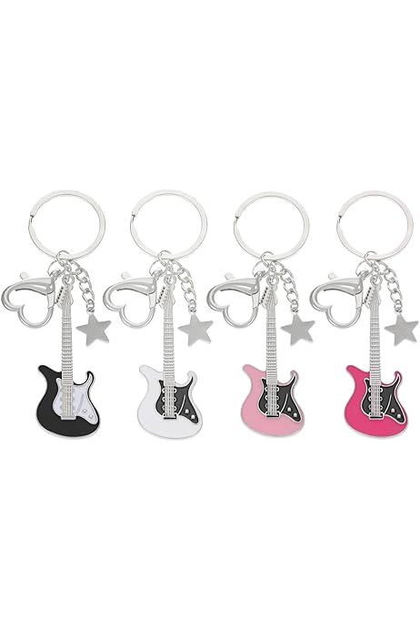 8 Portachiavi Marshall In Metallo - Design Chitarra, Per Appassionati Musica, Regalo Ideale - Foto 8