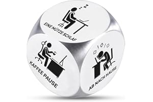 BICFUIOT Abschiedsgeschenk Kollegen Lustige Weihnachts geschenke Anti Stress Geschenke Entspannung Geschenk für Frauen Kollegen Geschenk Kollegin Chef Geschenke Büro Geschenke Würfel Mitarbeiter Neuer Job