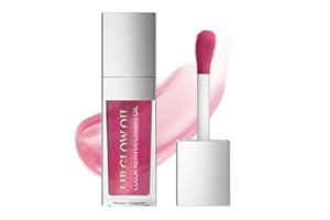 Ingzy Hydrating Lip Oil, huile à lèvres Brillant à lèvres Transparent, Lip Gloss, Non-Sticky Formula lip oil Maquillage, Rouge à lèvres liquide teinté pour filles et femmes 05