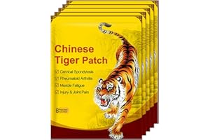 CLIUNT Schmerzlinderung Patch, 40Pcs/5Pack Chinesische Ferninfrarot Pflaster, Schmerzlinderung Körper Patch, Schmerzlinderung Wärmepflaster