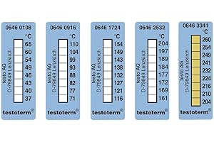 testo testoterm Bandelette de mesure de température 71 à 110 °C