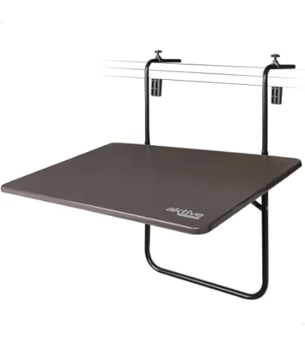 rephorm balKonzept : Balkontisch mit integriertem Blumenkasten (Graphit),  Kunststoff : Amazon.de: Garten