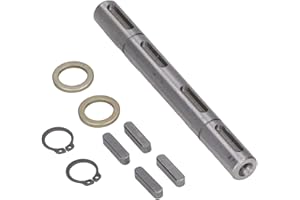 Raguso Schneckenreduzierer, doppelte Ausgangswelle, große Lagerkapazität, 14 mm Durchmesser, legierter Stahl, hochfeste Schrittmotor-Ausgangswelle zum Austausch