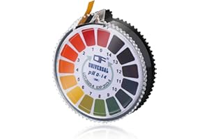 FENGYUANHONG pH 0-14 Test Strips Paper,pH Test Extensive Test Paper Soil Water Soap Aquariums Test Universal Indicator Alkaline Acid Paper Kit for Testing Soil Water Cosmetics Saliva Urine Pet Food pH Level