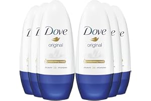 Dove Lot de 6 déodorants anti-transpirant 48H sans alcool 50 ml