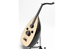 ETHNIC MUSICAL Oud arabo fatto a mano in noce selezionato con dado in osso, con custodia e corde