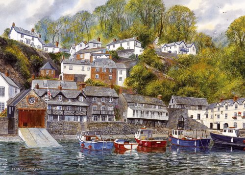 Gibsons Clovelly jigsaw puzzle. (2x1000 pieces)
