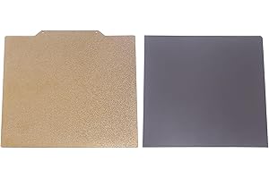 SEAFRONT Hoja de Impresión PEI Placa de Construcción para Impresora 3D 410x430 Mm Textura de Doble Cara Placa de Acero con Resorte PEI y Kit de Lámina Magnética Suave Flexible para PLA