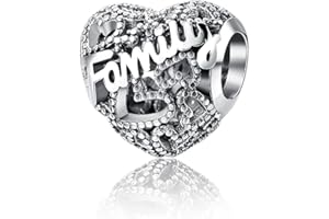 Alstiva Tiere Hase Vierblättriges Kleeblatt 925 Sterling Silber 5A Zirkonia Charm Anhänger für Armband Charm Bead Pendant für Europäische Armbänder Halsketten Schmuck Geschenk für Damen