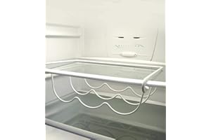 Utiz Platzsparendes Weinflaschenregal für alle Arten von Kühlschränken für 3 Flaschen