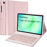 Keyboard Case Compatible with Samsung Galaxy Tab A11+ 2025&amp;A9+ 11'' 2023 | Auto Sleep &amp; Wake, Spanish &Ntilde; Bluetooth Detachable