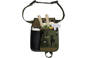 Case4Life Unisex Maneggevole Giardino Giardinaggio Fioraio Vita Cintura Degli Attrezzi Borsa Titolare - Garanzia a Vita