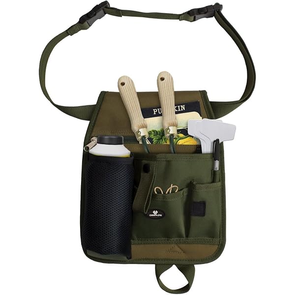 Ergodyne Arsenal 5715 Cleaning Waist Apron – 10 Pockets, Mesh Back, Swivel Design, Includes 2 Laundry Bags, Black, One Size Fits Most