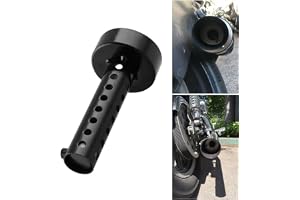 Baveyong ljuddämpare slang 60 mm 1 st universell för motorcykel avgasrör tyst DB Killer tyst kort