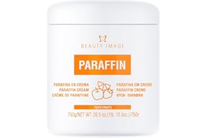 BEAUTY IMAGE Parafina para Manos y Pies - Parafina en Crema para Pieles Sensibles al Calor - Tratamiento Ideal Codos y Talones - Efecto Sauna Hidratante - 750 gr - Aroma Tutti Frutti