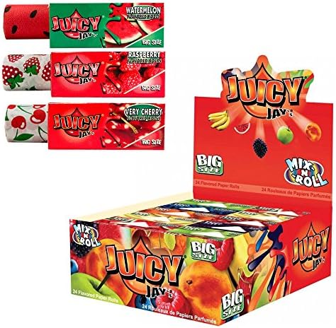 Juicy Jays Pick N Mix Rolling Paper on a Roll - Full Box of Pick N Mix Papers - Tear off Desired Length