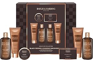 Baylis & Harding Black Pepper & Ginseng Men's Discovery Gift Set - Vegan Friendly
