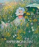 Impressionisten 203819 2019: Kunstkalender mit Werken aus dem Impressionismus. Großer Wandkalender mit Meisterwerken der Epoche. Format: 45,5 x 55 cm, Foliendeckblatt by 