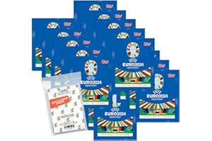 COLLECT-IT.DE MY HOME OF CARDS + TOYS Bundle with UEFA Euro 2024 Germany Collector's Sticker + Exclusive Collect-it Cases (20 Bags) and 2 Match Attax Extra Boosters