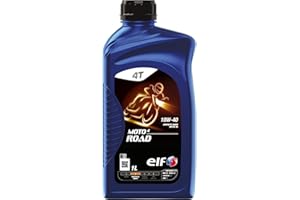 TOTAL ELF Moto 4 Road 10W-40 - Aceite de motor de 4 tiempos para motocicleta, 1 litro