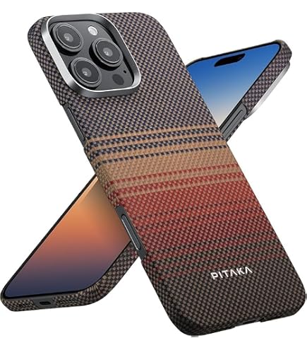 Pitaka Case for iPhone 15 Pro Max Compatible with Magnetic, Slim