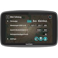TomTom LKW Navigationsgerät GO Professional 6250 (6 Zoll, Sonderziele und Routen für LKW, Stauvermeidung dank TomTom…