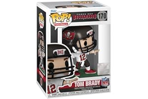 Funko Pop! NFL: Bucs - Tom Brady - (Away) - Figurine en Vinyle à Collectionner - Idée de Cadeau - Produits Officiels - Jouets pour Les Enfants et Adultes - Sports Fans