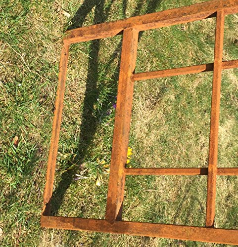 Rosenbogen Metall München, Breite: ca. 130 cm, Rost Rankbogen - 8