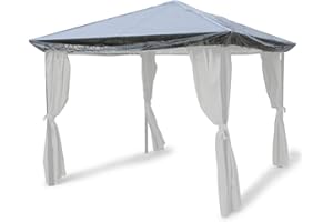 GRASEKAMP Qualität seit 1972 Cubierta Protectora para gazebos, 3 x 4 m, para Cubierta de Lluvia