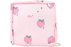 MELTU 1 Pack Sanitary Napkin Storage Bag, Menstrual Cup Pouch, Portable Pads Feminine Menstruation First Period Bags for Teen Girls, Women, Ladies (Peach Heart)