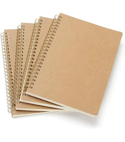 Carnet à Spirale Clairefontaine Koverbook A6 - 100 Pages Papier Dessin 125g - Couverture Polypro Solide - Made In France - 12