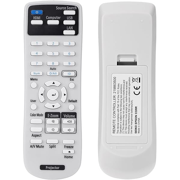 Epson Remote Controller,WE, 1514833: Amazon.de: Electronics & Photo