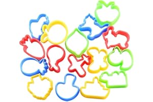 Kiddy Clay - Moule à pâte à modeler, 16 pièces, 10577