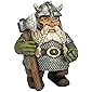 Barbas & Zacári Wikinger Victor Norse Zwerg Gnom Statue - Wikinger Garten Gnom Farbige Dekoration für Outdoor GNOME…