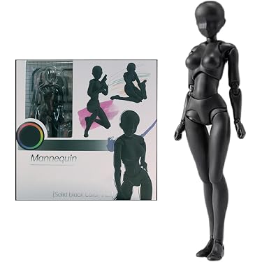 Actionfiguren Zeichenmodell – Flexibler Gliederpuppe Schaufensterpuppe Zum Zeichnen & Dekorieren