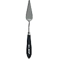 BRUSTRO Artists Palette Painting Knife No. 3016 | Wooden Handle, Stainless Steel Blade | Ideal for Gesso, Acrylic Paint, Modeling Paste, Mixing, Spreading, Scumbling.