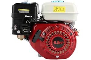 VICTOOL Motore a benzina, motore a benzina di ricambio OHV 168F con avviamento a strappo a 4 tempi 6,5 HP