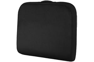 baibu Memory Foam Seat Cushion,Chair Pad for Office Computer & Car Seat Cushion,Perfect for Coccyx Orthopedic Improves Posture - (48x45x7.5cm Black)